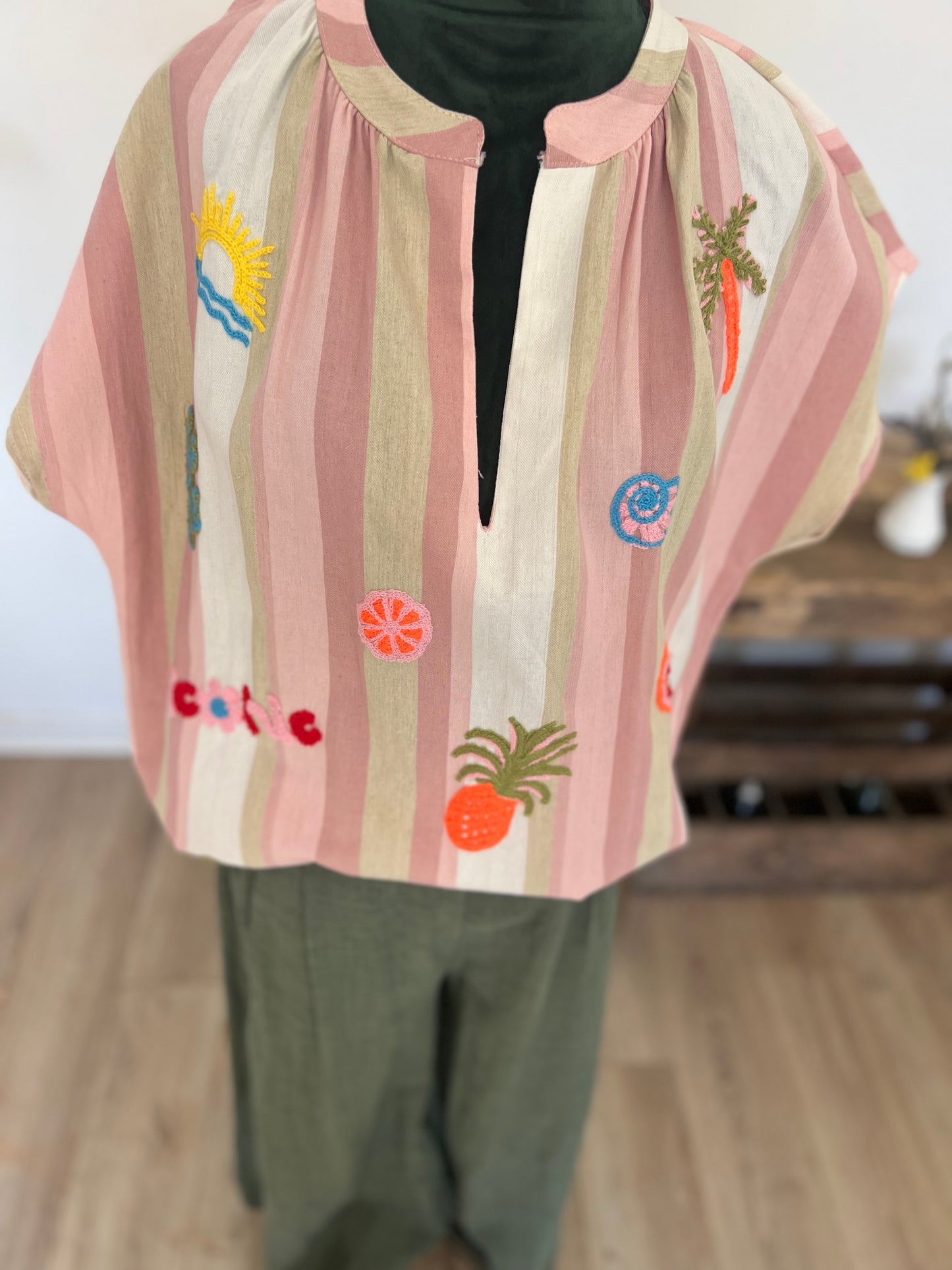 Pantalon Rosa – Johanna Paris | Coupe droite fluide 100% coton