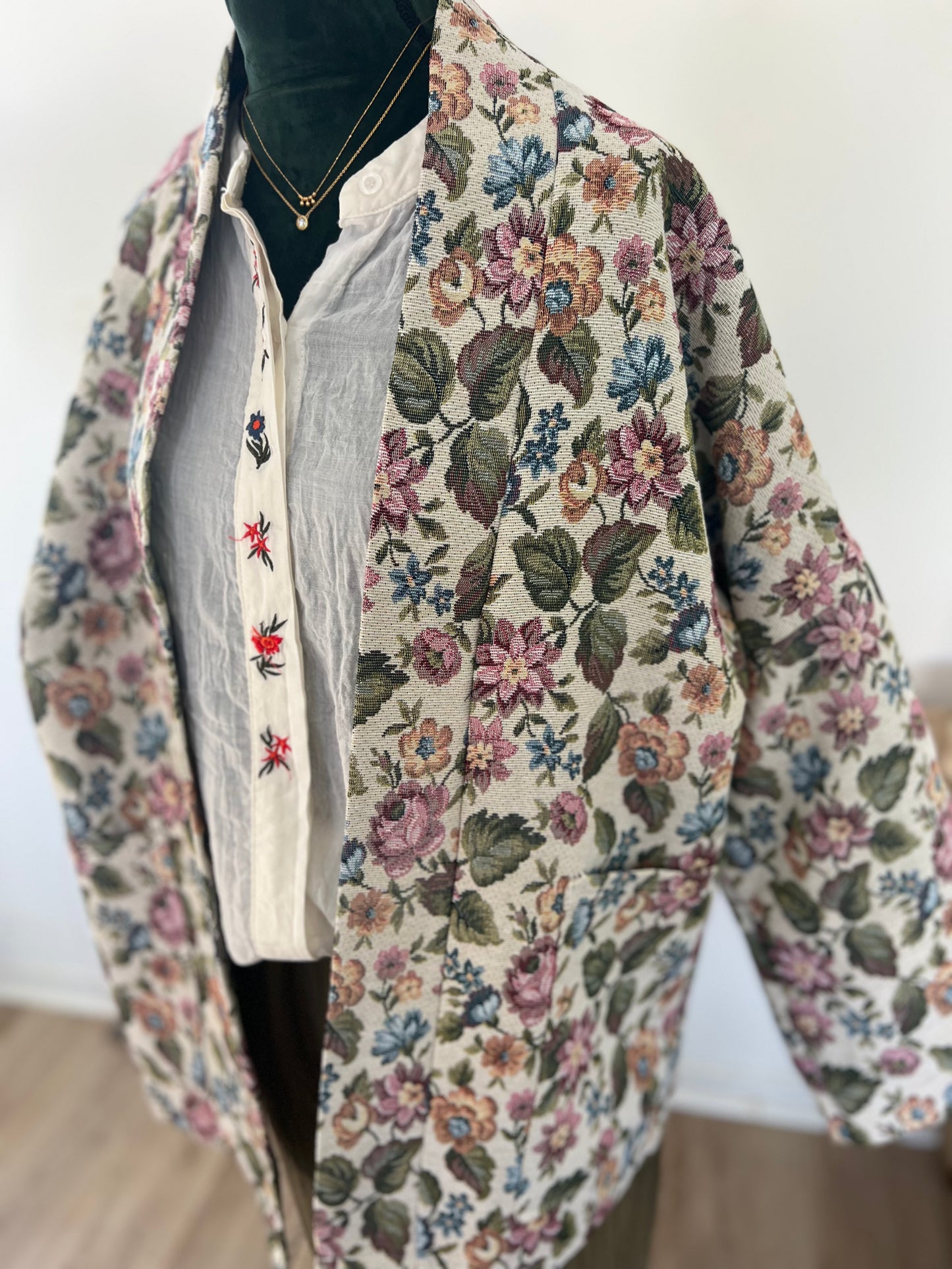 Veste kimono florale Johanna Paris taille unique