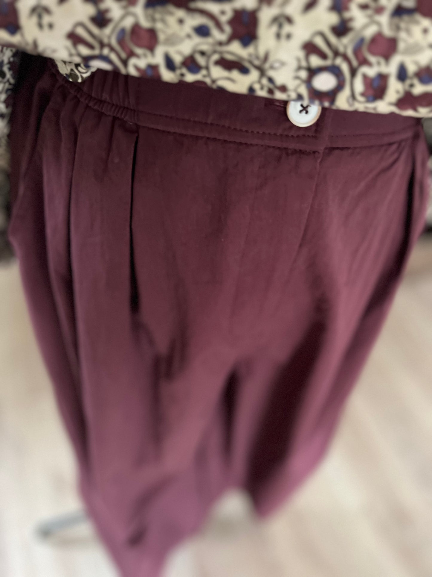 Pantalon Coton Johanna Femme – Taille Unique | Coupe Jambes Larges Chic