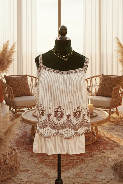 Haut Livia broderie anglaise – coton | Johanna Paris