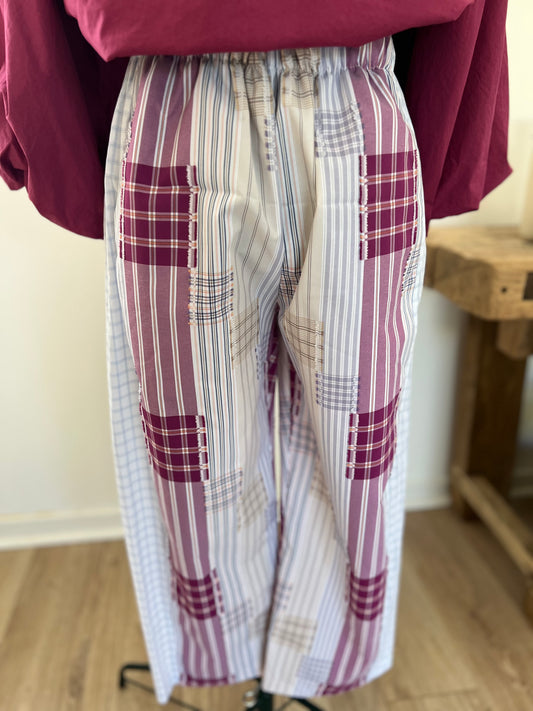 Pantalon patch The Corner taille élastique été femme