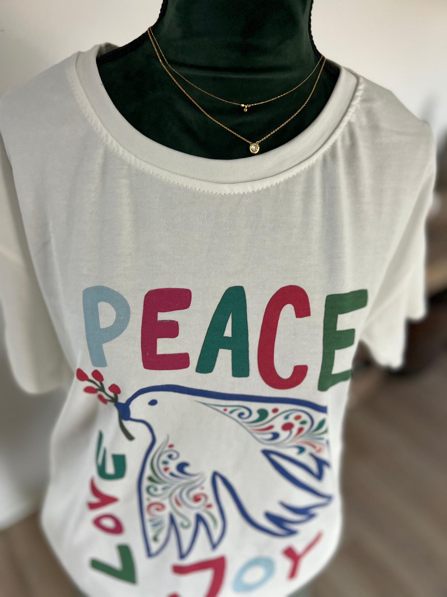 T-shirt Peace Femme