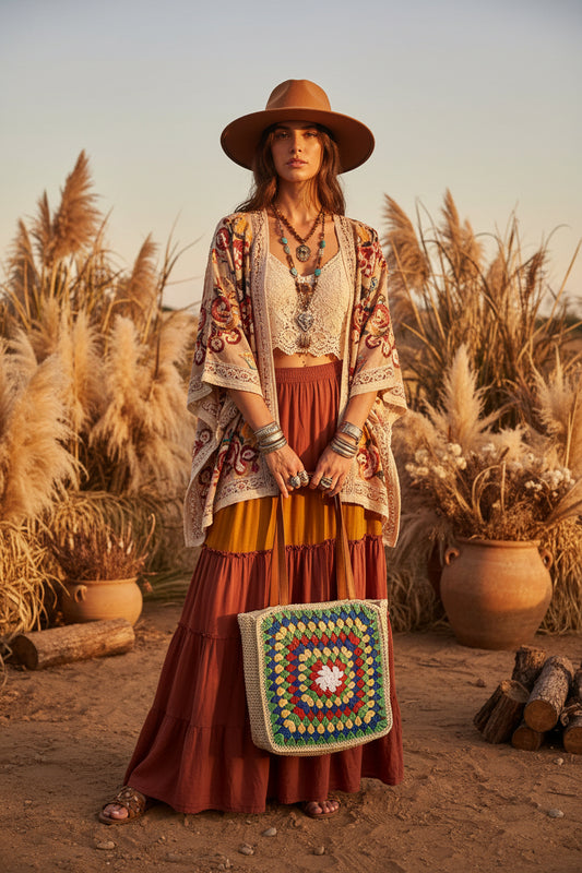 Sac Lia Bohème Camel