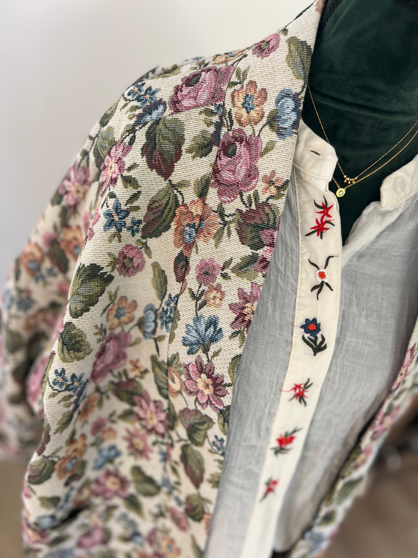 Veste kimono florale Johanna Paris taille unique