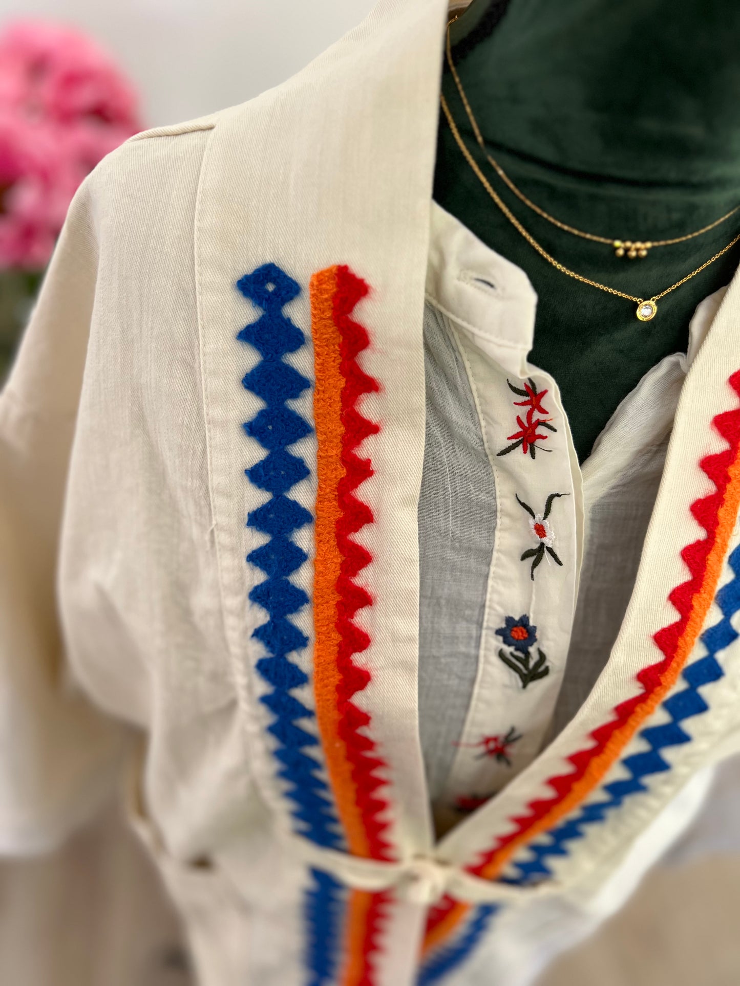 Veste Kimono Mona – Johanna Paris | 100% Coton | Taille Unique (36-42)