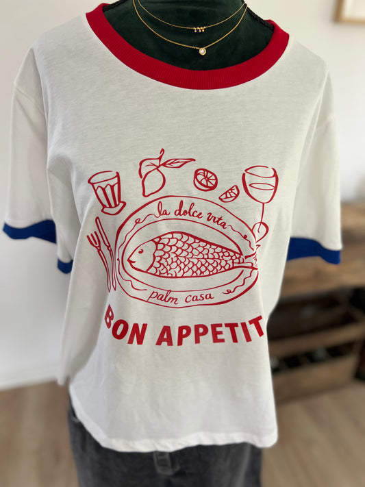 T-shirt Bon Appétit Johanna Paris