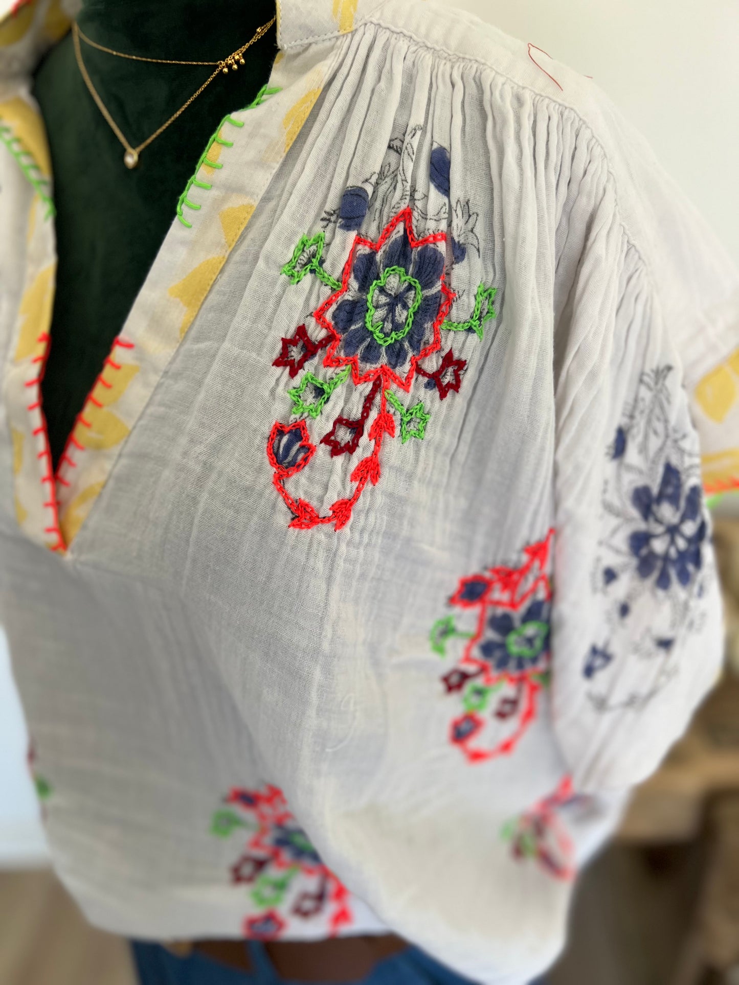 Blouse gaze de coton The Corner taille unique