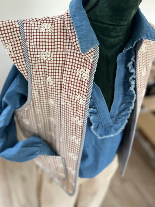 Gilet sans manches effet matelassé