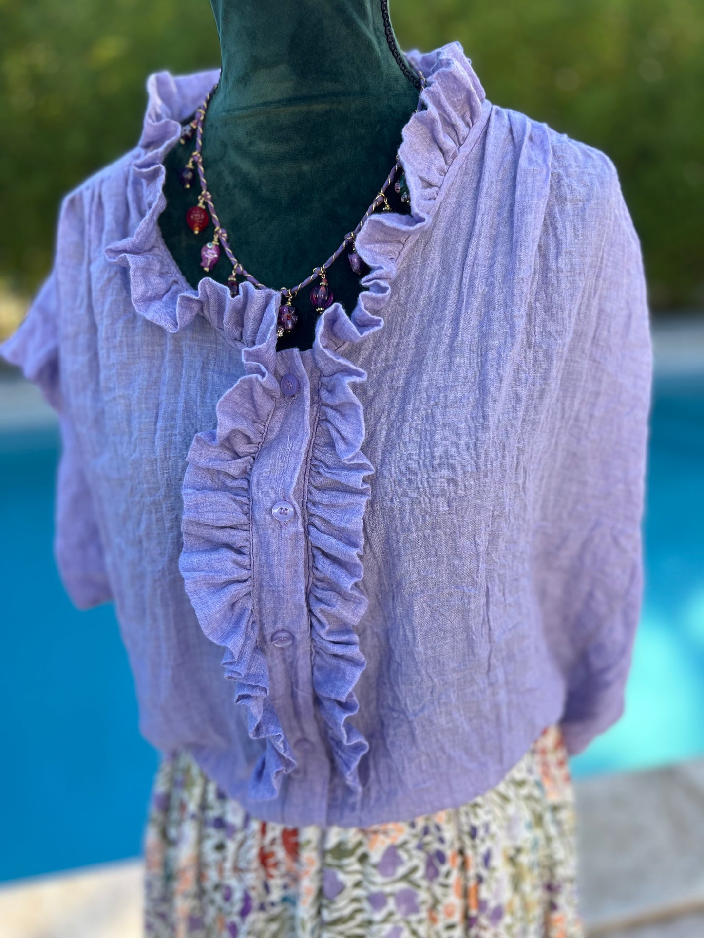 Blouse Violette – Johanna Paris