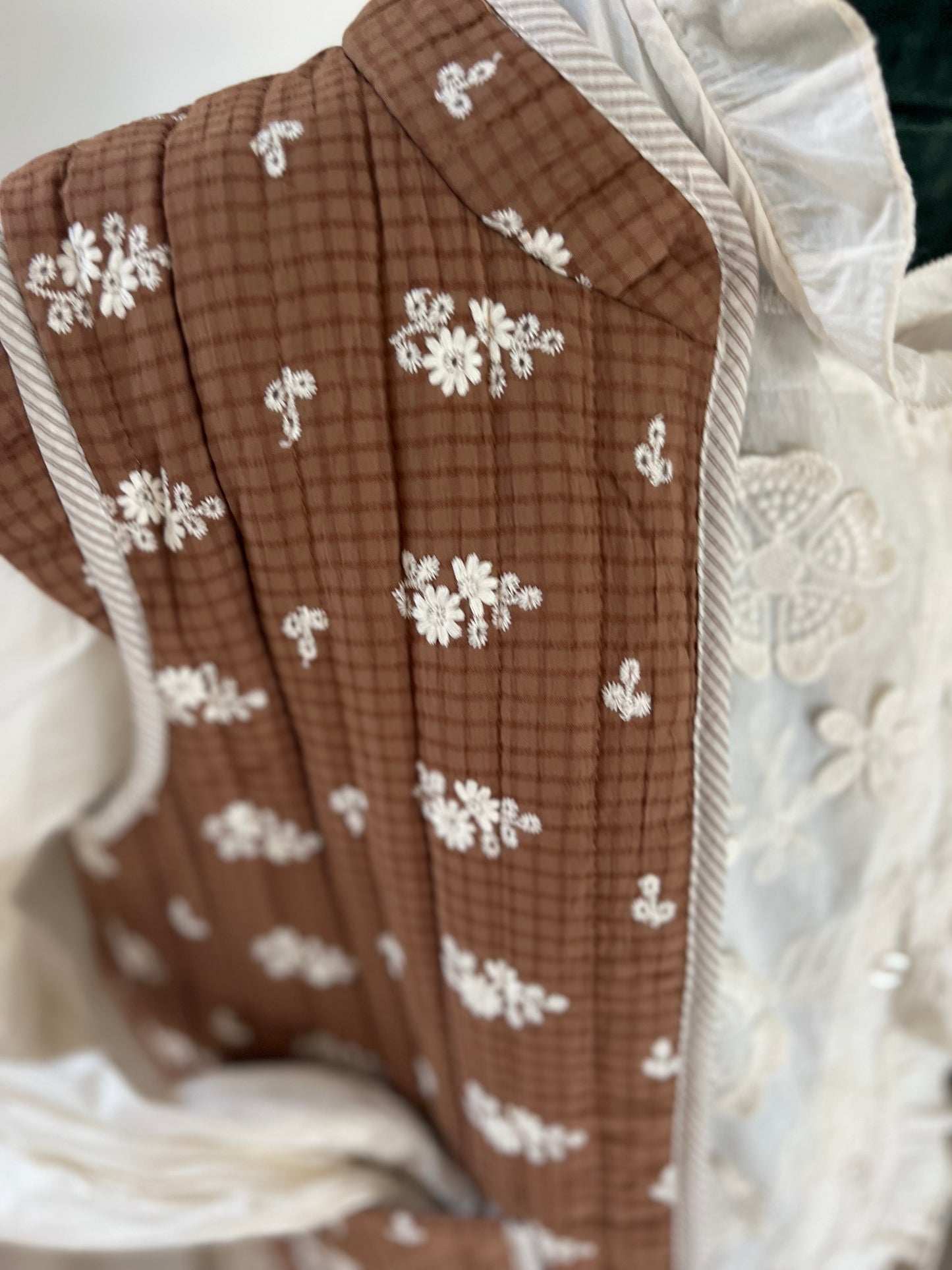 Gilet sans manches effet matelassé