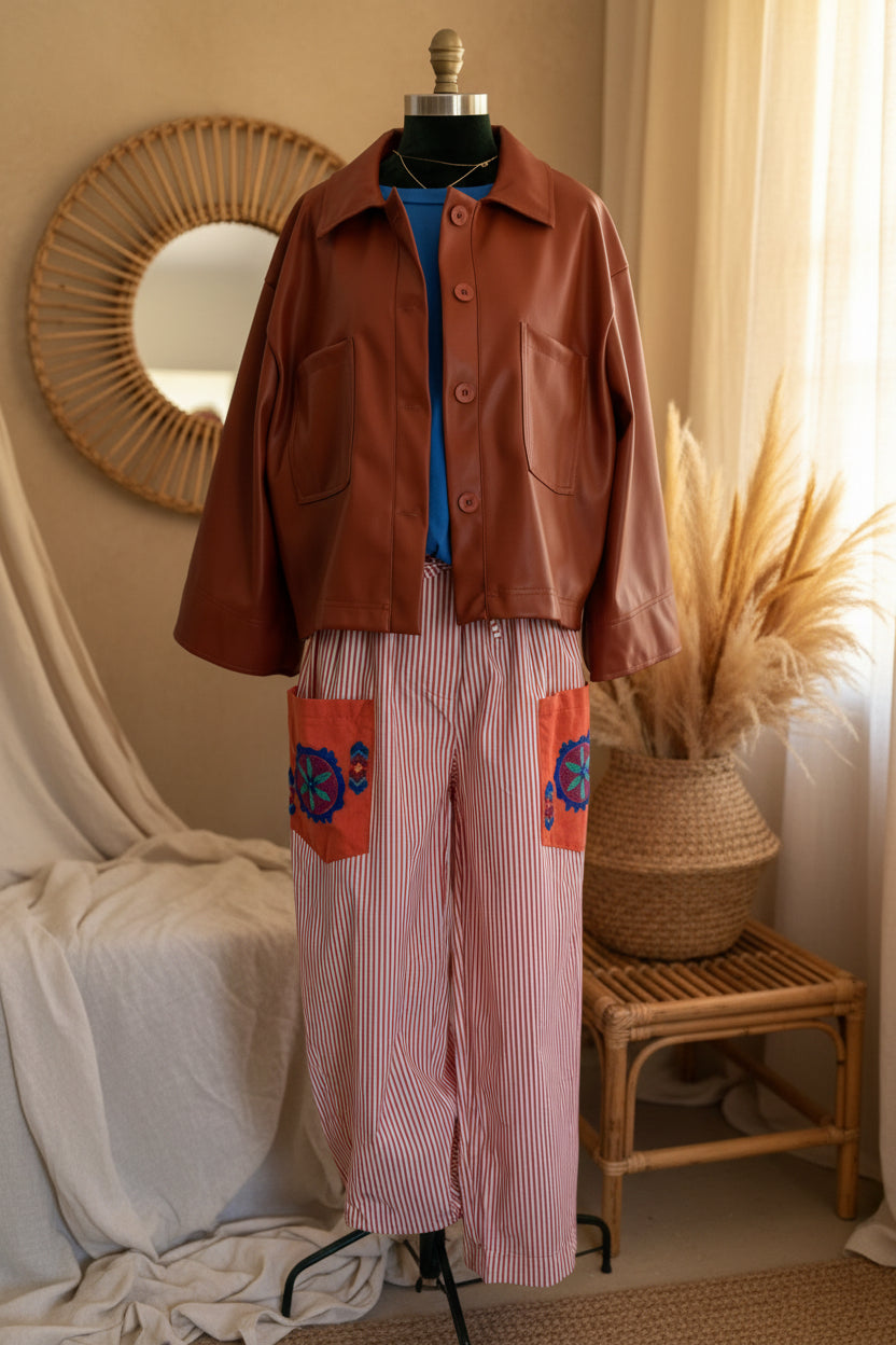 Pantalon Magic brodé Johanna Paris