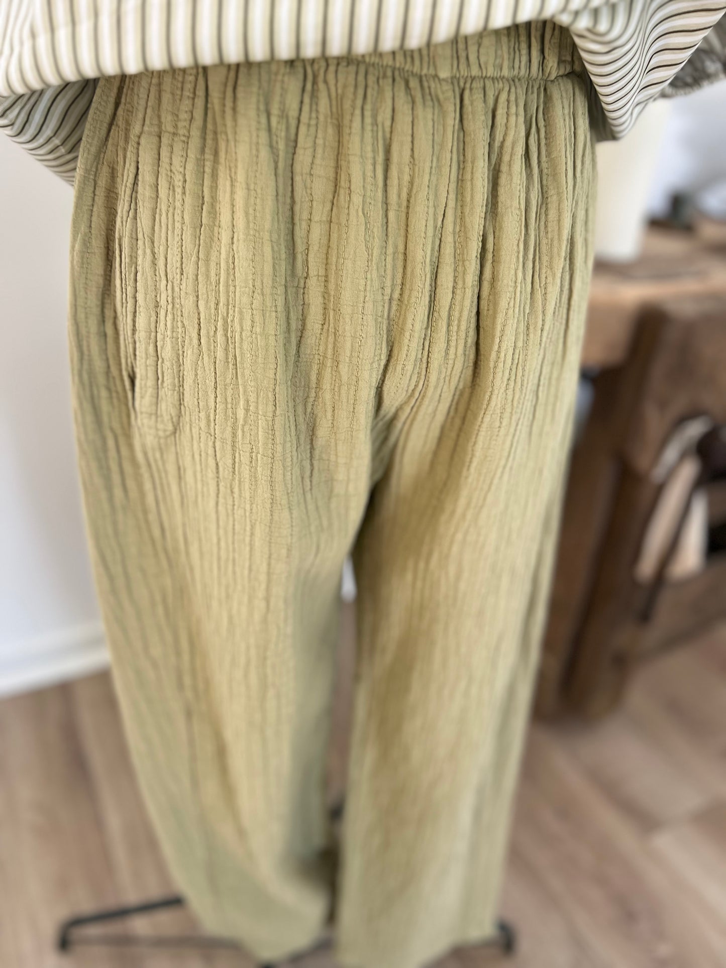 Pantalon Magic gaze de coton Johanna Paris taille unique 36-40
