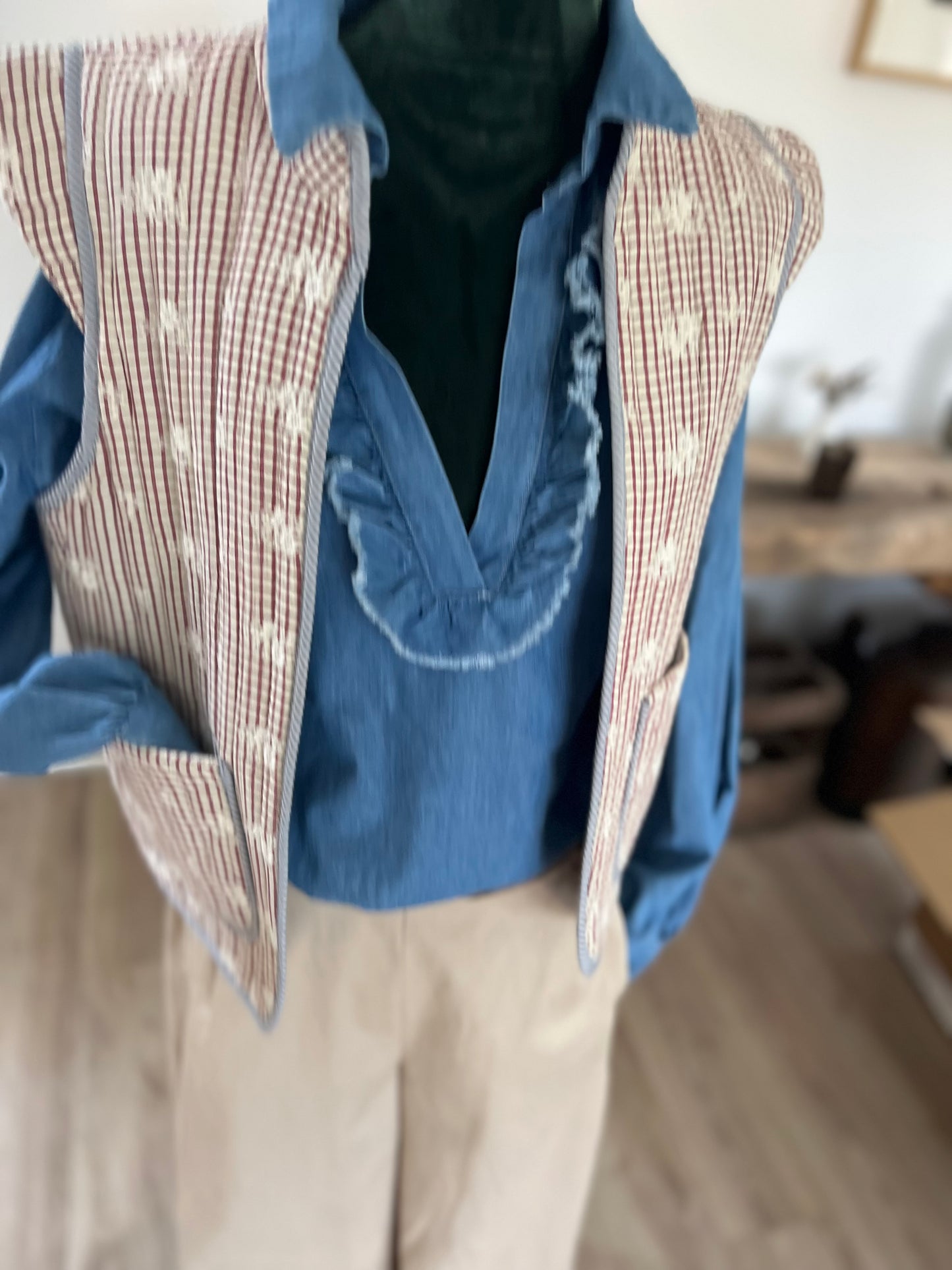 Gilet sans manches effet matelassé