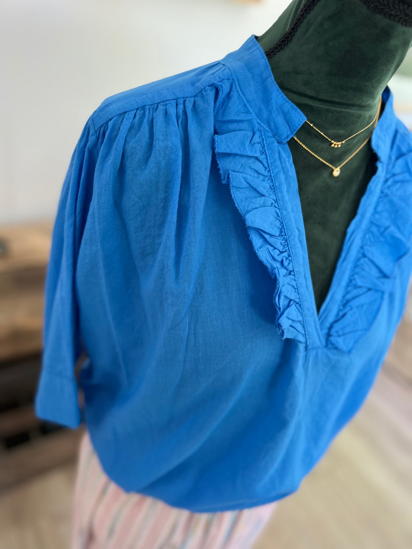Blouse Julie – Johanna Paris | 100% Coton | Taille Unique (36-42)
