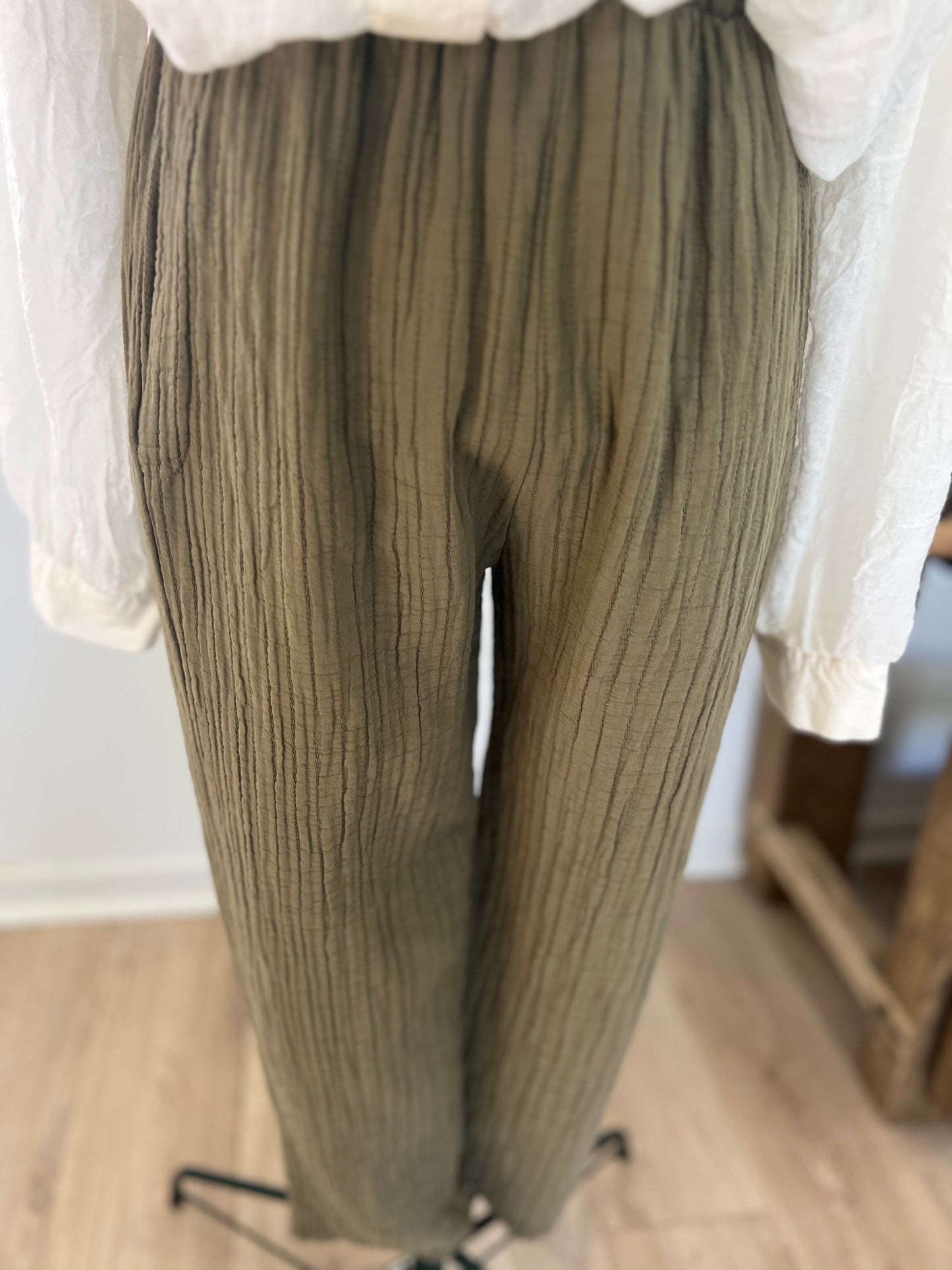 Pantalon Magic gaze de coton Johanna Paris taille unique 36-40