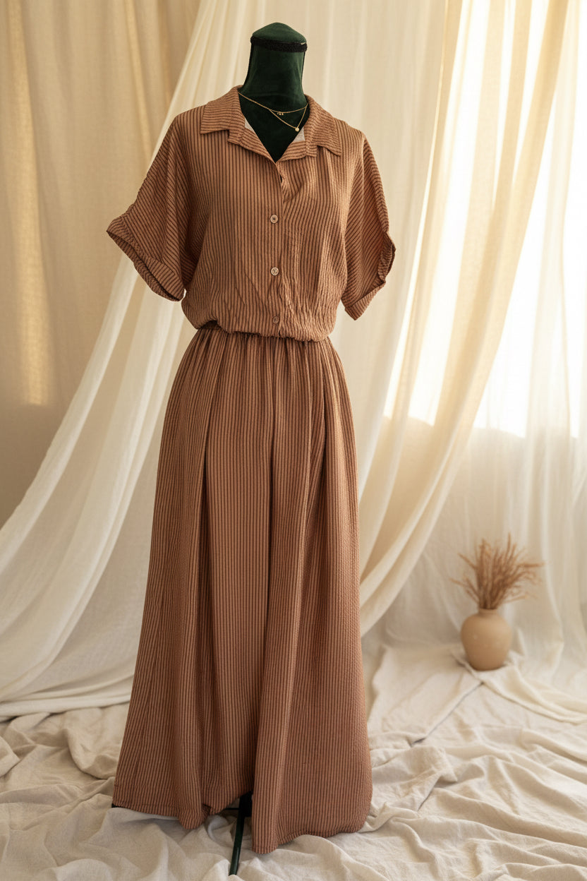 Ensemble Fluide Pantalon & Chemise Johanna Paris